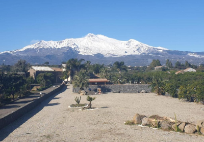 Casa Vacanze Villa Charme Siciliano Con Piscina E Vista Etna